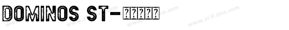 Dominos ST字体转换